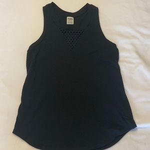 Victoria’s Secret Pink black cutout racer tank top